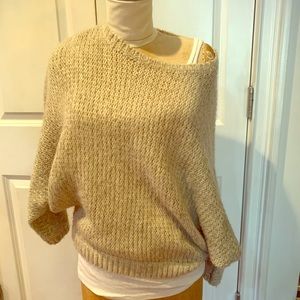 Gorg! KBF wool blend loose knit batwing sweater